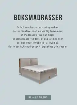 Ilva BOKSMADRASSER tilbud