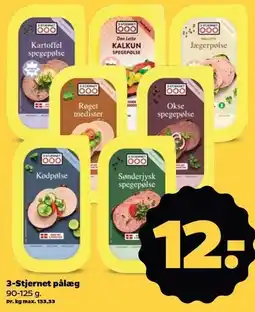Netto 3-Stjernet pålæg tilbud