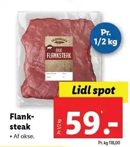 Lidl VILSTRUPGÅRD Flanksteak tilbud