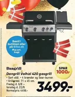 Bilka Dangrill Valhal 420 gasgrill tilbud