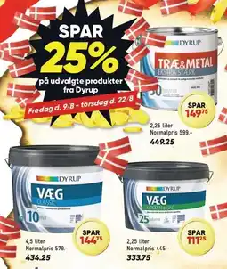 Bilka SPAR 25% på udvalgte produkter fra Dyrup tilbud