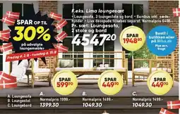 Bilka SPAR OP TIL 30% på udvalgte loungemøbler tilbud