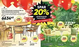 Bilka SPAR 20% på Kerteminde havemøbler tilbud