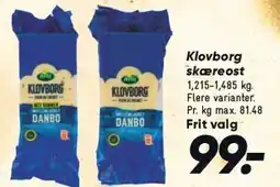 Bilka Klovborg skæreost tilbud