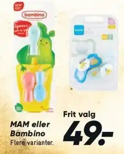 Bilka MAM eller Bambino tilbud