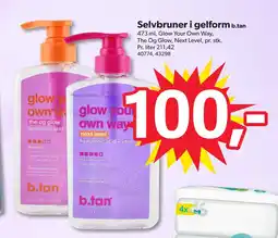 Selvbruner i gelform. b.tan