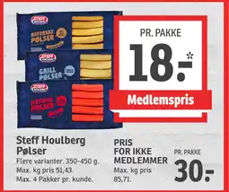SPAR Steff Houlberg Pølser tilbud