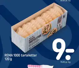 REMA 1000 REMA 1000 tarteletter 120 g tilbud