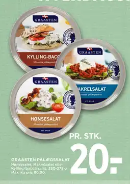 MENY GRAASTEN PÅLÆGSSALAT tilbud