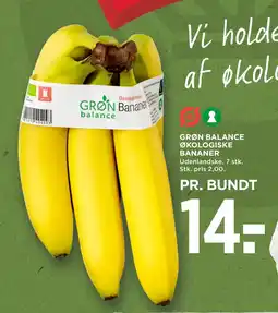 MENY GRØN BALANCE ØKOLOGISKE BANANER tilbud