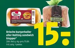 Coop 365 Brioche Burgerboller tilbud