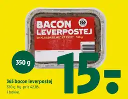 Coop 365 Leverpostej Bacon tilbud