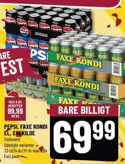 Løvbjerg PEPSI, FAXE KONDI EL. EGEKILDE tilbud