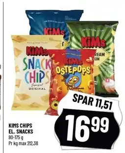 Løvbjerg KIMS CHIPS EL. SNACKS tilbud