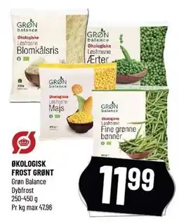 Løvbjerg ØKOLOGISK FROST GRØNT tilbud