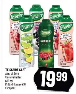 Løvbjerg TEISSEIRE SAFT tilbud