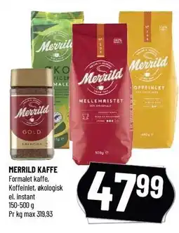 Løvbjerg MERRILD KAFFE tilbud