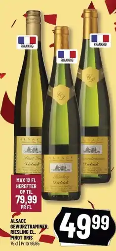 Løvbjerg ALSACE GEWURZTRAMINER, RIESLING EL. PINOT GRIS tilbud