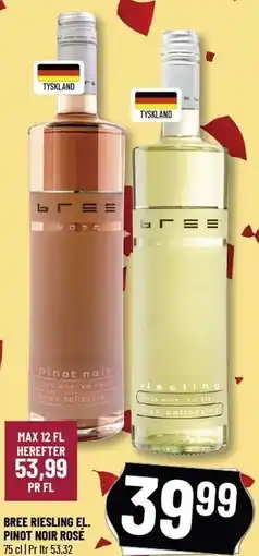 Løvbjerg BREE RIESLING EL. PINOT NOIR ROSÉ tilbud