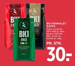 MENY Kaffe Formalet tilbud