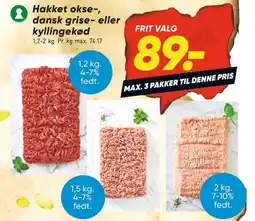Bilka Hakket kylling 7-10% tilbud