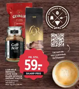 MENY Instant Kaffe tilbud