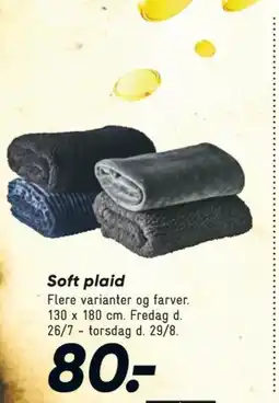 Bilka Plaid tilbud