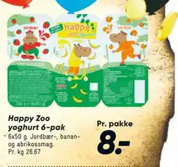 Jordbær, Banan & Abrikos yoghurt