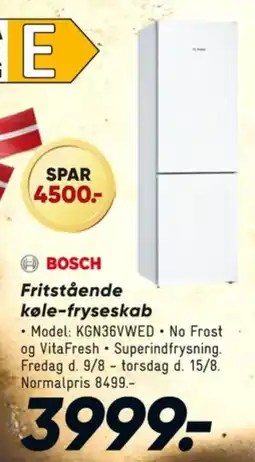 Bilka Køle/Fryseskab tilbud