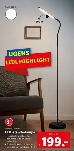 Lidl LIVARNO HOME® LED-standerlampe tilbud
