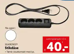 Lidl SILVERCREST® Stikdåse tilbud