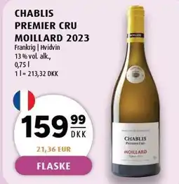 Scandinavian Park CHABLIS PREMIER CRU MOILLARD 2023 tilbud