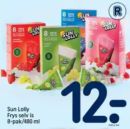 REMA 1000 Sun Lolly Frys selv is 8 pak tilbud