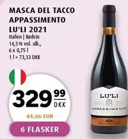Scandinavian Park MASCA DEL TACCO APPASSIMENTO LU'LI 2021 tilbud