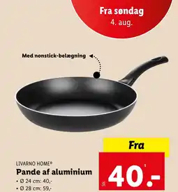 Lidl LIVARNO HOME® Pande af aluminium tilbud