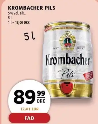 Scandinavian Park KROMBACHER PILS tilbud