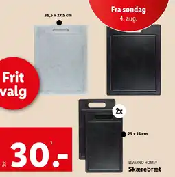 Lidl LIVARNO HOME® Skærebræt tilbud