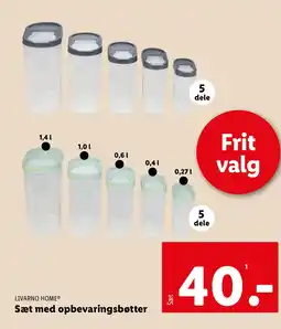 Lidl LIVARNO HOME® Sæt med opbevaringsbøtter tilbud