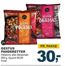 Let-Køb GESTUS PANDERETTER tilbud