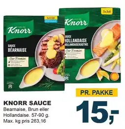 Let-Køb KNORR SAUCE tilbud