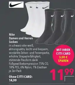 Nike Damen und Herren Socken