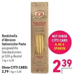 Citti Rustichella d'Abruzzo Italienische Pasta tilbud