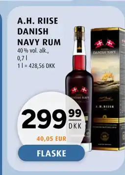 Scandinavian Park A.H. RIISE DANISH NAVY RUM tilbud