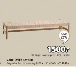 JYSK VADEHAVET DAYBED tilbud
