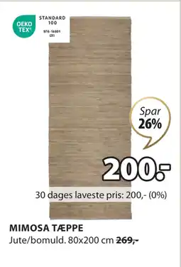 JYSK MIMOSA TÆPPE tilbud