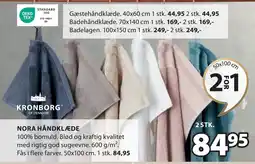 JYSK NORA HÅNDKLÆDE tilbud