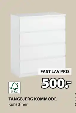 JYSK TANGBJERG KOMMODE tilbud