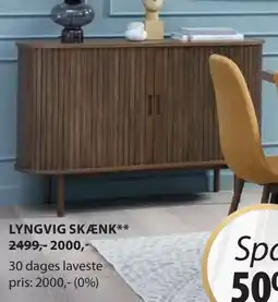 JYSK LYNGVIG SKÆNK tilbud