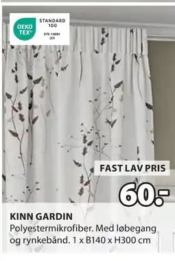 JYSK KINN GARDIN tilbud