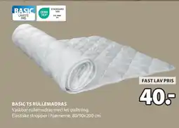 JYSK BASIC T5 RULLEMADRAS tilbud
